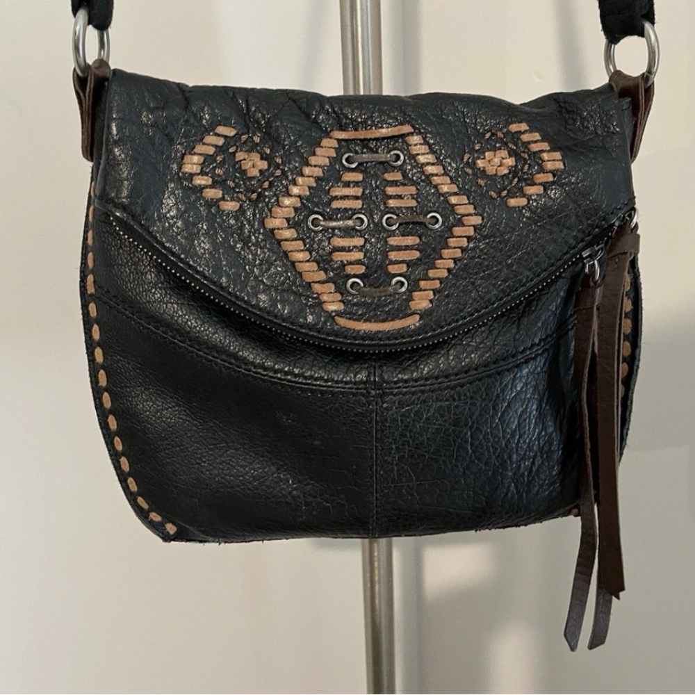 The Sak Leather Crossbody Shoulder Bag